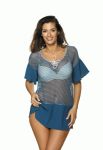 M 460 CLAIRE пляжна туніка жіноча (синій)