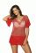 M 460 CLAIRE туника пляжная женская (красный)