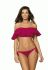 M 465 KEIRA Купальник жіночий роздільний (малиновий)