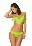 M 469 MATYLDA Жіночий купальник роздільний (салатовий)
