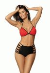 M 471 LISA Купальник Жіночий роздільний (червоний)
