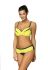 M 473 BARBRA Купальник женский раздельный (графитовый/желтый)
