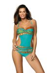 M 487 FREDERICA Купальник-монокіні жіночий (бірюзовий/морська хвиля)