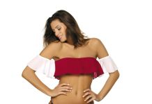 M 488 GRACE Топ жіночий (бузковий/білий)