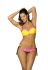 M 491 FELICIA Жіночий купальник роздільний (графітовий/жовтий)