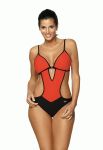 M 492 CRYSTAL Купальник-монокіні жіночий (помаранчевий)