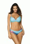 M 493 YASMINE Купальник жіночий роздільний (блакитний)