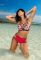 M 504 MOLLY Жіночий купальник роздільний (червоний)