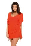 M 516 KAYA Туніка пляжна жіноча (помаранчевий)