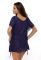 M 516 KAYA Туника пляжная женская (темно-синий)