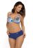 M 520 PETRA Купальник жіночий роздільний (синій)