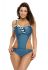 M 530 EVELYN Купальник женский сплошной (морская волна)