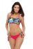 M 536 SHAKIRA Купальник женский раздельный (малиновый)