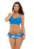 M 544 ANGELINA Купальник женский раздельный (голубой)