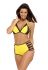 M 551 VERONA Купальник женский раздельный (желтый)