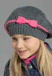 MAJOWKA Шапка для девочек (молочный)