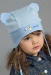 MONKEY Шапка для девочек (голубой)