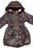 ПА 011 Пальто для дівчаток (чорний/горошок)