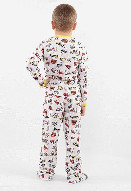 PB 016 пижама для мальчиков (белый)