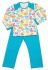 ПС 013 пижама для девочек (бирюзовый)