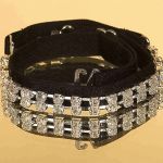 RAM-058 Бретельки з тканини (срібний)