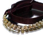 RAM-059 Бретельки з тканини (коричневий)