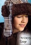 SZOP art.9/003 Шапка для мальчиков (коричневый)