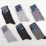 Шкарпетки чоловічі 81003 (чорний/смужка)