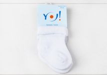 SKF Носки хлопковые махровые однотонные с отворотом детские