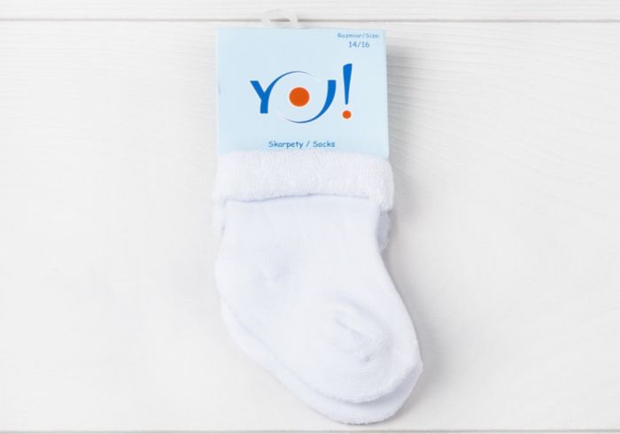 SKF Шкарпетки бавовняні махрові однотонні з відворотом дитячі