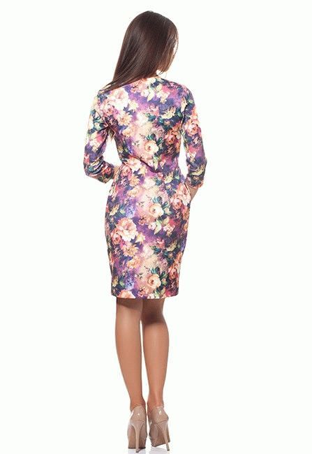 СЛ 072 Платье женское (фиолетовый)