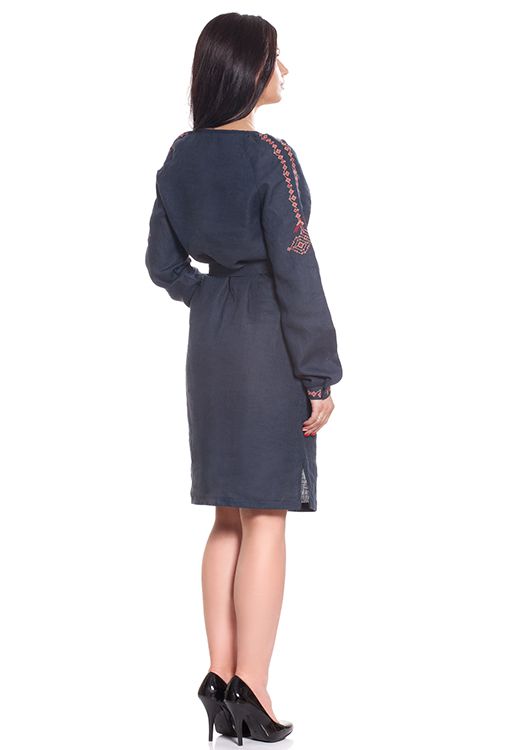 СЛ 107 Платье женское (темно-синий)