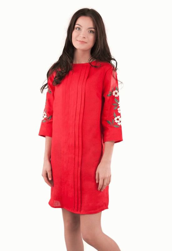 SL 162 Платье женское (красный)