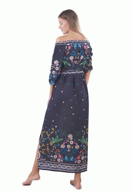 SL 167 Платье женское (темно-синий)