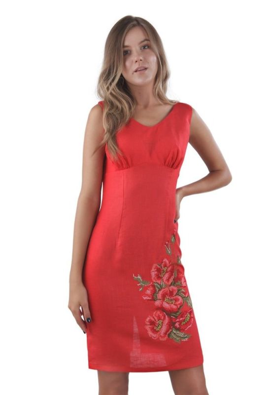 SL 170 Платье женское (красный)