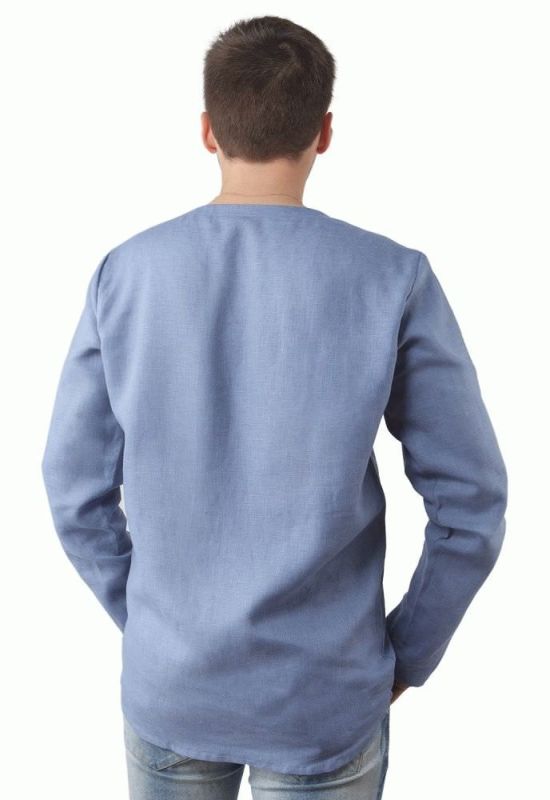 SM 033 Рубашка мужская (синий)