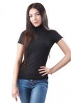 TL 185 Футболка жіноча (чорний)