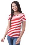 TL 191 Футболка жіноча (червоний/білий)