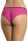 VACANZA P 511/2 Труси жіночі з подвійним тюлем (чорний/фуксія)