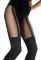 ZAZU LINE 20/80 den Колготки жіночі з імітацією панчохи (чорний)