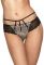 ZOE S 612/1 Трусы-стринги женские (бежевый/черный)