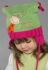 ZYRAFA Шапка для дівчаток (зелений/рожевий)