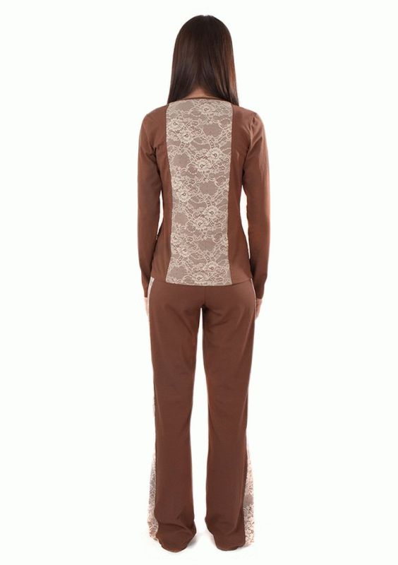 VPL 018 Пижама женская (коричневый)