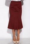 Спідниця 120P536 (гранатовий)