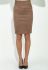 Спідниця класична із завищеною талією 55P003 (бежевий)