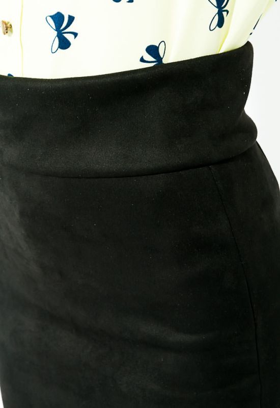 Спідниця класична із завищеною талією 55P003 (чорний)