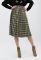 Спідниця UB-3233-1 (хакі/бордовий)
