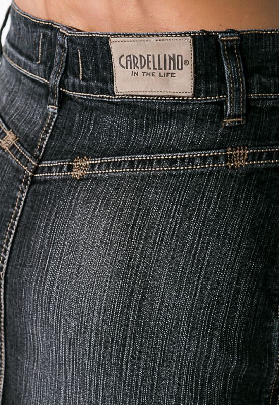 Юбка женская джинсовая 85P750 (графитовый)