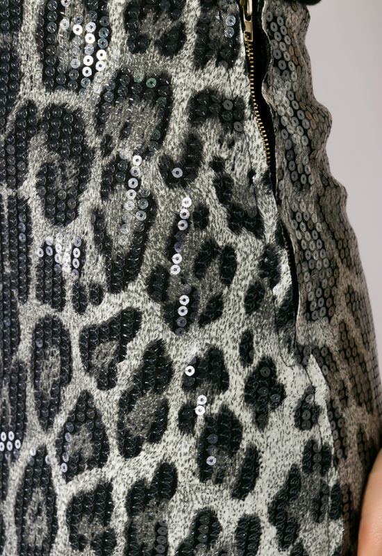 Юбка женская с леопардовым принтом 19PL170-1 (принт)