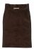 Спідниця жіноча із завищеною талією 5202 (коричневий)